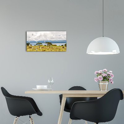 Reloj de cristal horizontal Lago naivasha