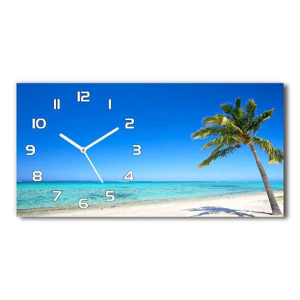 Reloj horizontal Playa tropical