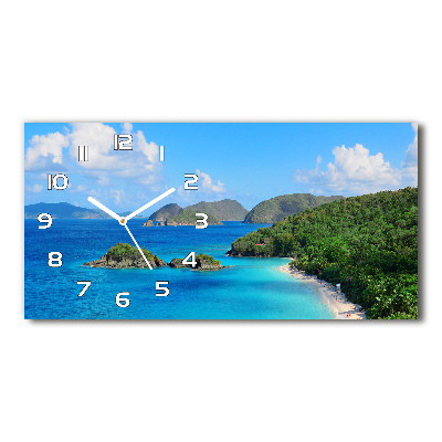 Reloj horizontal Islas vírgenes