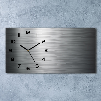 Reloj horizontal Fondo de metal