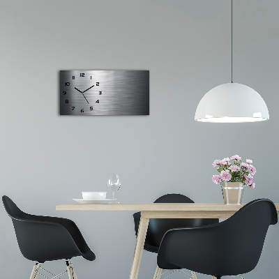 Reloj horizontal Fondo de metal