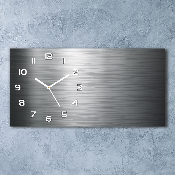 Reloj horizontal Fondo de metal