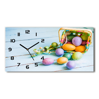 Reloj rectangular Huevos de pascua