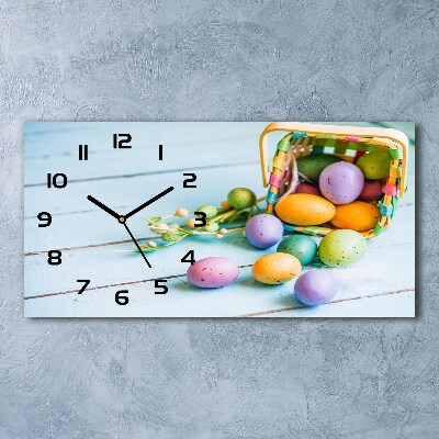 Reloj rectangular Huevos de pascua
