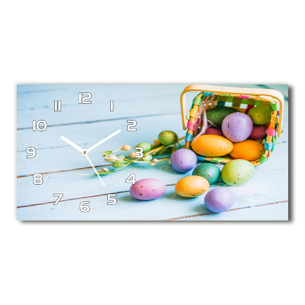 Reloj rectangular Huevos de pascua