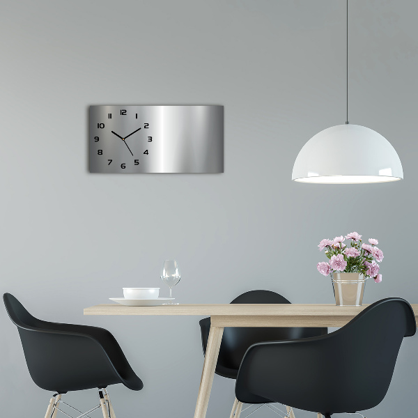 Reloj horizontal Fondo de metal