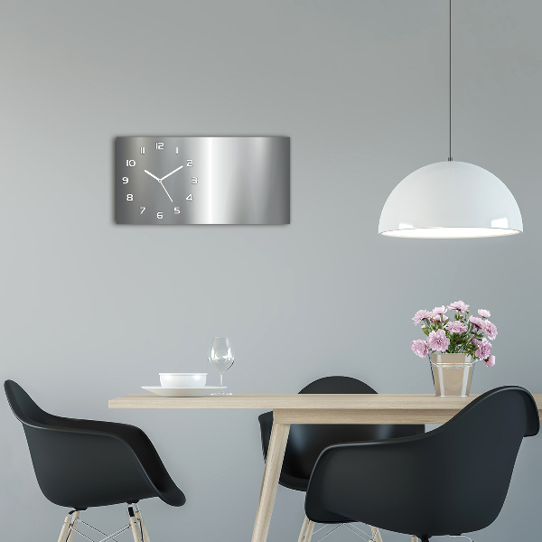 Reloj horizontal Fondo de metal