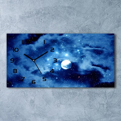 Reloj horizontal Luna llena