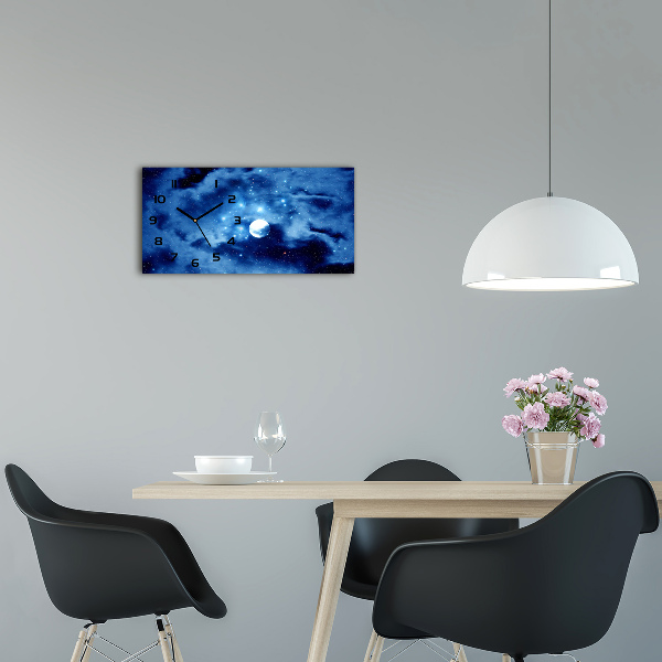 Reloj horizontal Luna llena