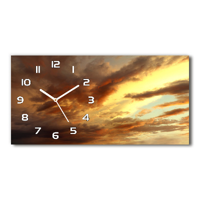 Reloj de cristal horizontal Amanecer