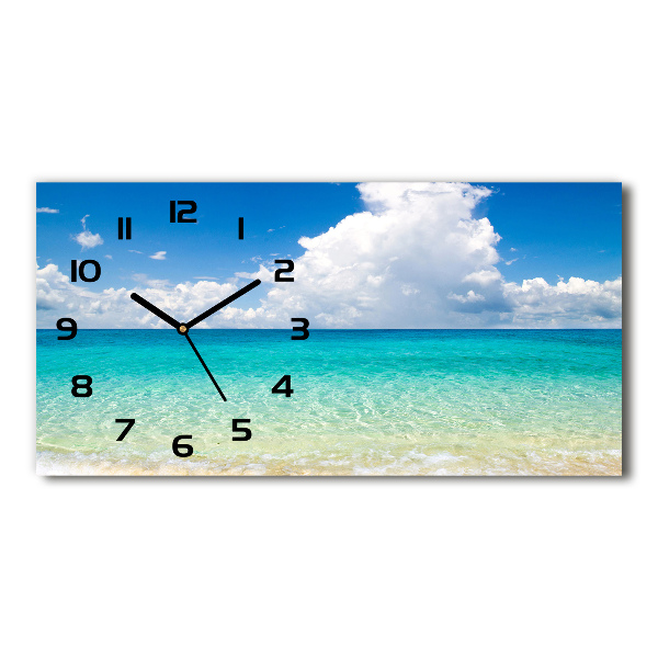 Reloj rectangular Playa paraíso