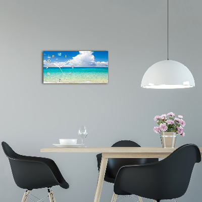 Reloj rectangular Playa paraíso