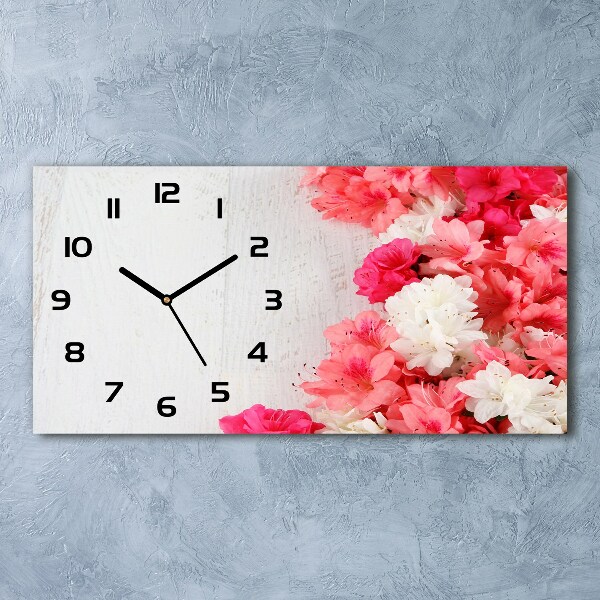 Reloj horizontal Flores