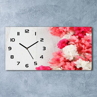 Reloj horizontal Flores