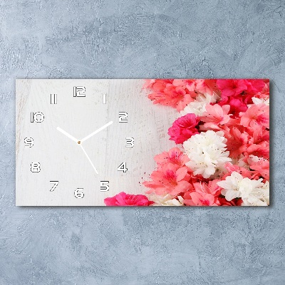 Reloj horizontal Flores