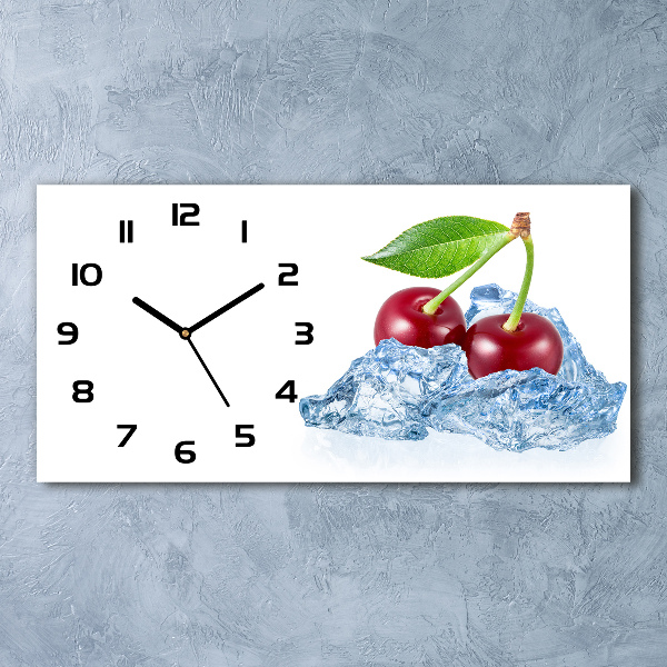 Reloj rectangular Cereza con hielo