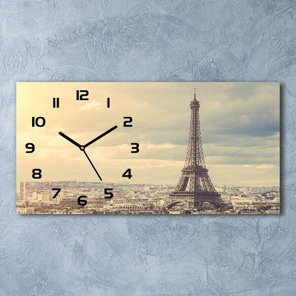 Reloj rectangular Torre eiffel de parís