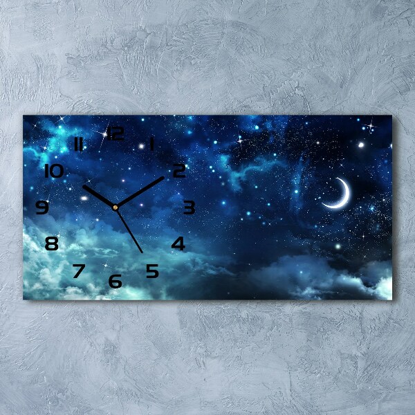 Reloj rectangular Cielo estrellado