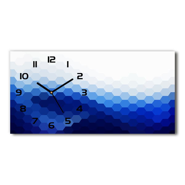 Reloj rectangular Fondo de cubos
