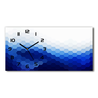 Reloj rectangular Fondo de cubos