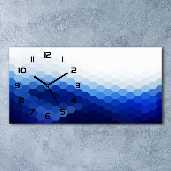 Reloj rectangular Fondo de cubos