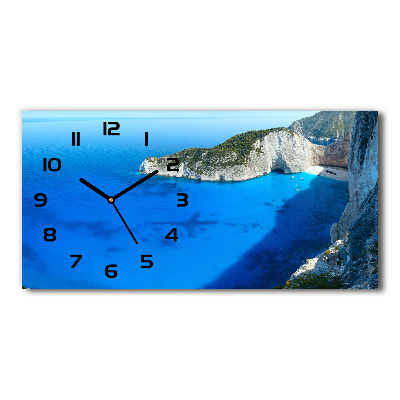 Reloj de cristal horizontal Zante, grecia