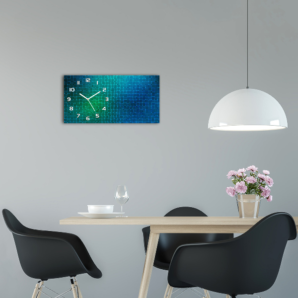 Reloj horizontal Fondo abstracto