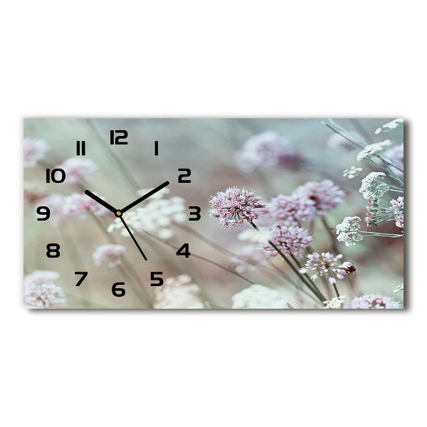 Reloj horizontal Flores silvestres