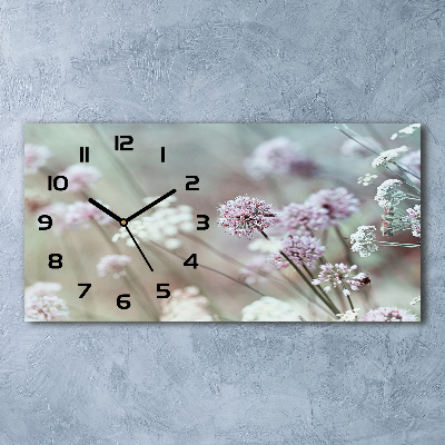 Reloj horizontal Flores silvestres