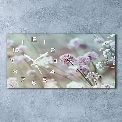 Reloj horizontal Flores silvestres