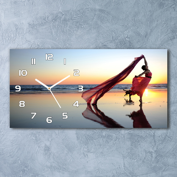 Reloj horizontal Mujer bailando