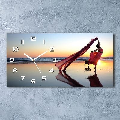 Reloj horizontal Mujer bailando