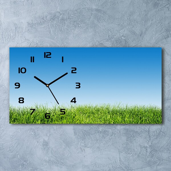 Reloj rectangular Césped