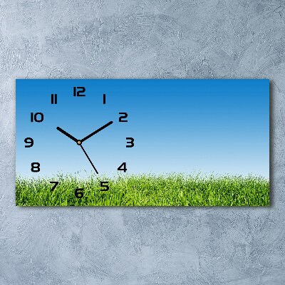 Reloj rectangular Césped