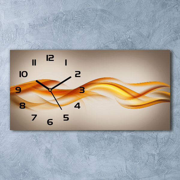 Reloj rectangular Ondas abstractas
