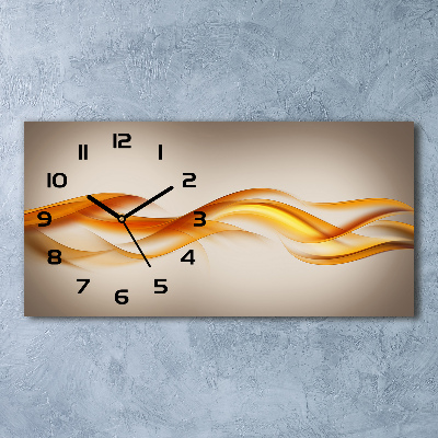 Reloj rectangular Ondas abstractas