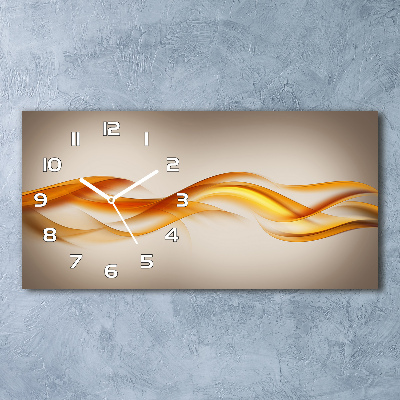 Reloj rectangular Ondas abstractas