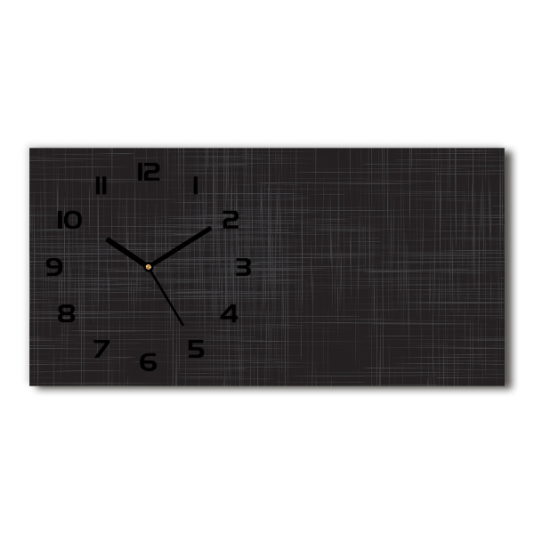 Reloj horizontal Textura de lino