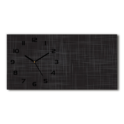 Reloj horizontal Textura de lino