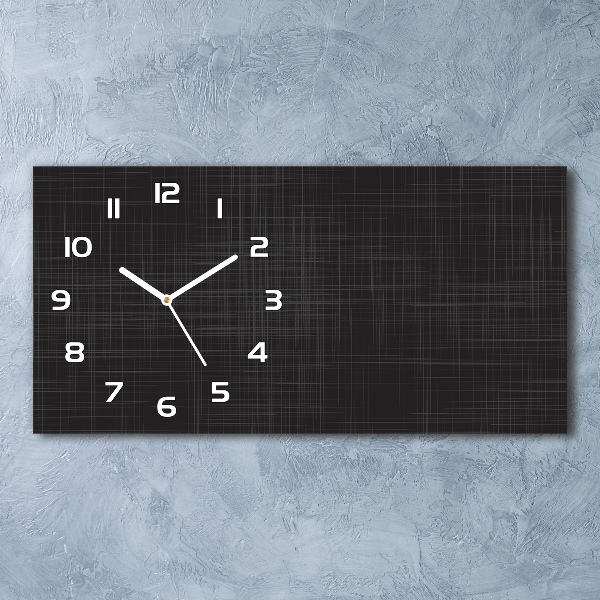Reloj horizontal Textura de lino