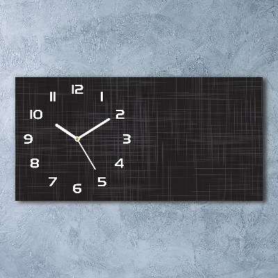 Reloj horizontal Textura de lino
