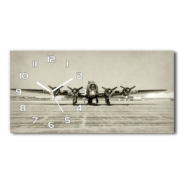 Reloj horizontal Viejo bombardero