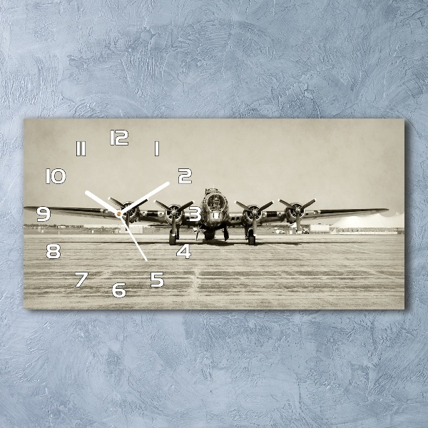 Reloj horizontal Viejo bombardero