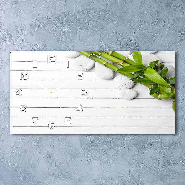 Reloj rectangular Bambú