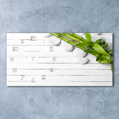 Reloj rectangular Bambú