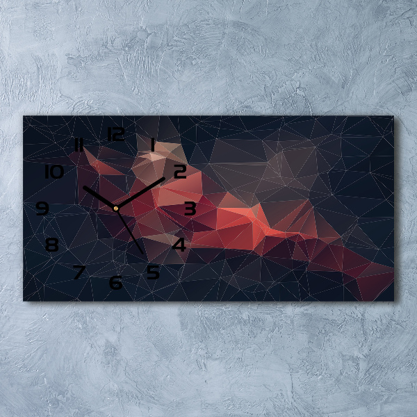 Reloj rectangular Fondo abstracto