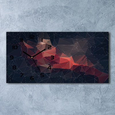 Reloj rectangular Fondo abstracto