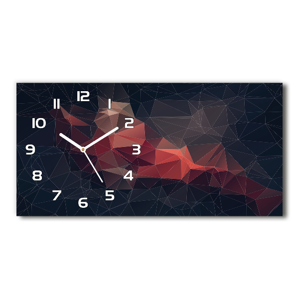 Reloj rectangular Fondo abstracto