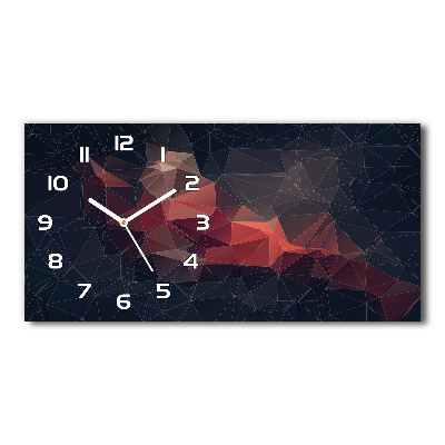 Reloj rectangular Fondo abstracto