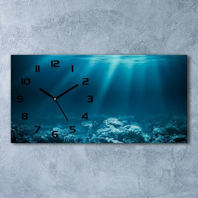 Reloj rectangular Mundo submarino